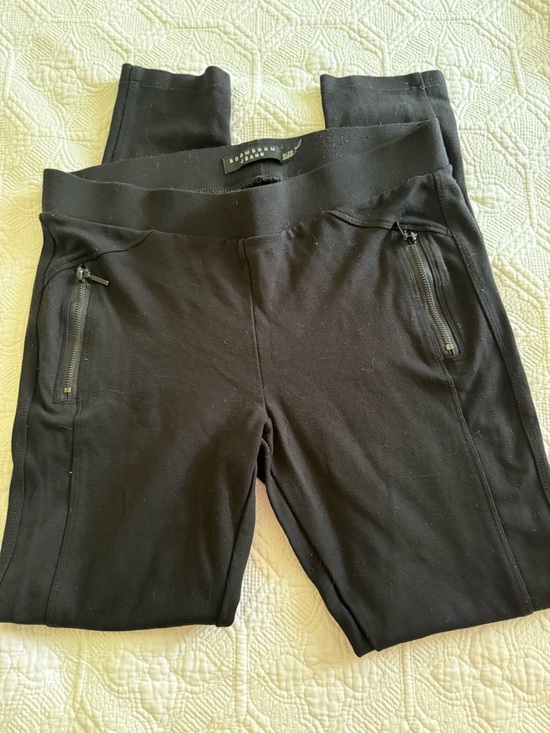 Pants - Black Zipper Pocket Leggings